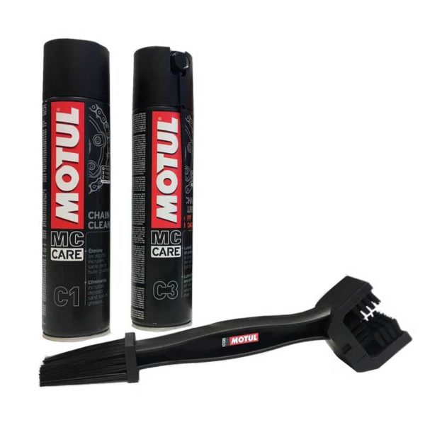 Kit nettoyant et lubrifiant pour chaine
